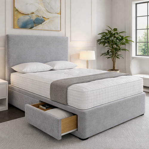 Reinforced divan bed set with - reinforced,