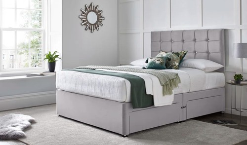 Orthopaedic divan bed set - divan,