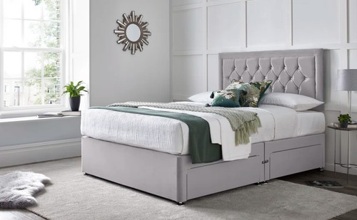 Orthopaedic divan bed set with - orthopaedic,