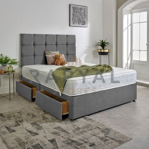 Luxury fabric divan bed set - luxury,