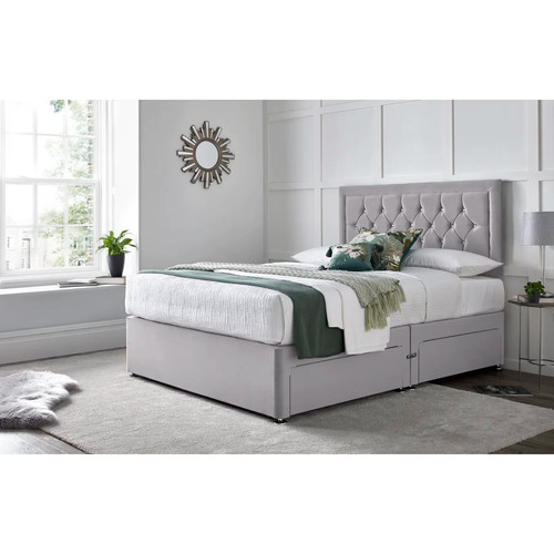 Orthopaedic divan bed - set, with