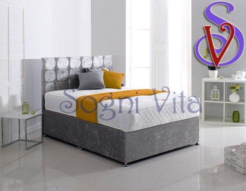 Orthopaedic divan bed set with - divan,