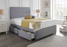 ORTHOPAEDIC DIVAN BED SET WITH