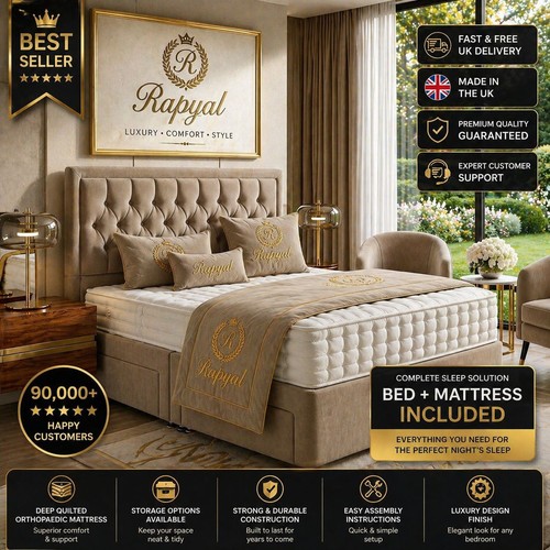 Luxury divan bed set - luxury,