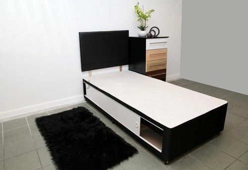 2ft6 3ft single divan bed - single,