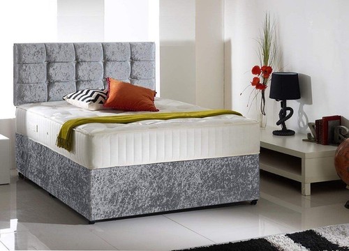 Double crushed divan bed - bed, and