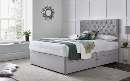Orthopaedic divan bed - set, with